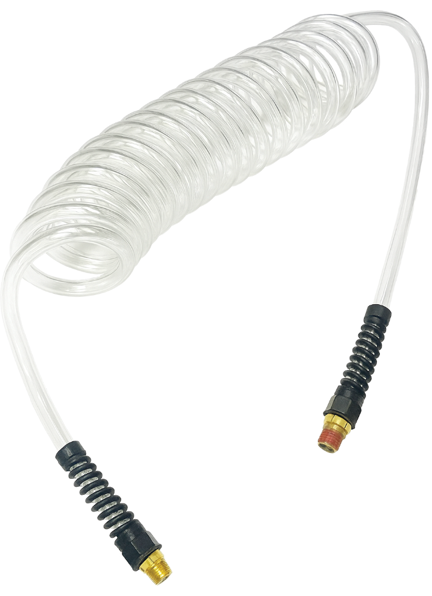2454 CLEAR COILED HOSE